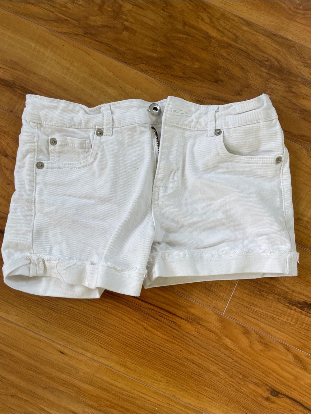 Lucky Brand White Girls' Denim Shorts